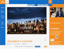 Tablet Screenshot of mauromangano.it